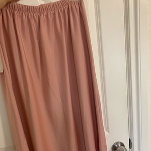 Knee length skirt
